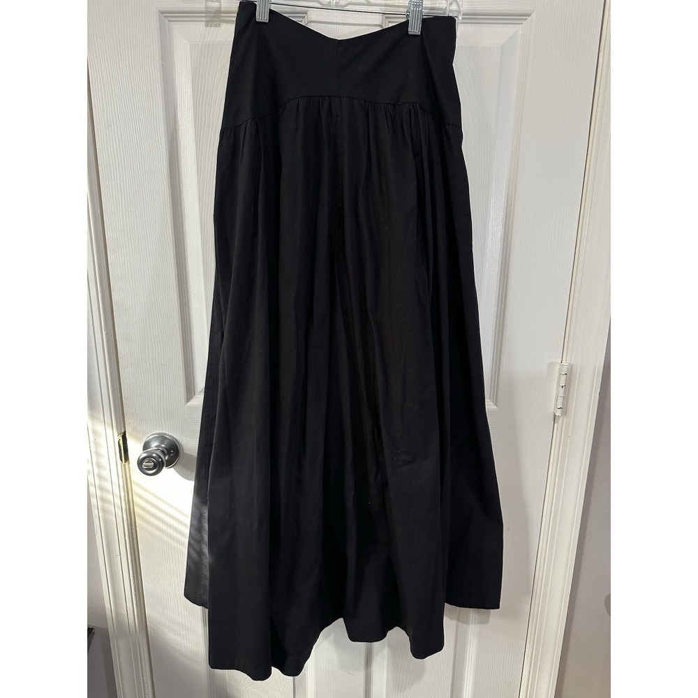 Maeve Drop-Waist A-Line Maxi Skirt Black Size 2